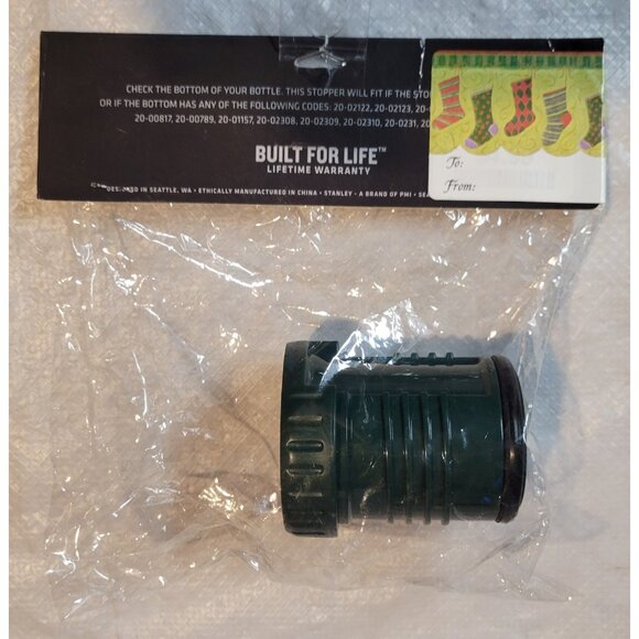 Stanley Replacement Vacuum Bottle Stopper 10-08920-005 Green NEW - Picture 2 of 4